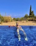 Tarde en la piscina Tarde en la piscina