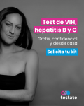 Desde el Proyecto Testate ofrecemos cribado gratuito de VIH, hepatitis B y hepatitis C para hombres gais, bisexuales y otros hombres que tienen sexo con hombres (GBMSM) y personas trans en toda España.
Puedes pedir un kit gratuito en www.testate.org, recibirlo en un sobre discreto en tu casa, tomar tu muestra y consultar los resultados online de forma confidencial.
Si el resultado es positivo, ofrecemos acompañamiento y ayuda para vincularte con el sistema sanitario.